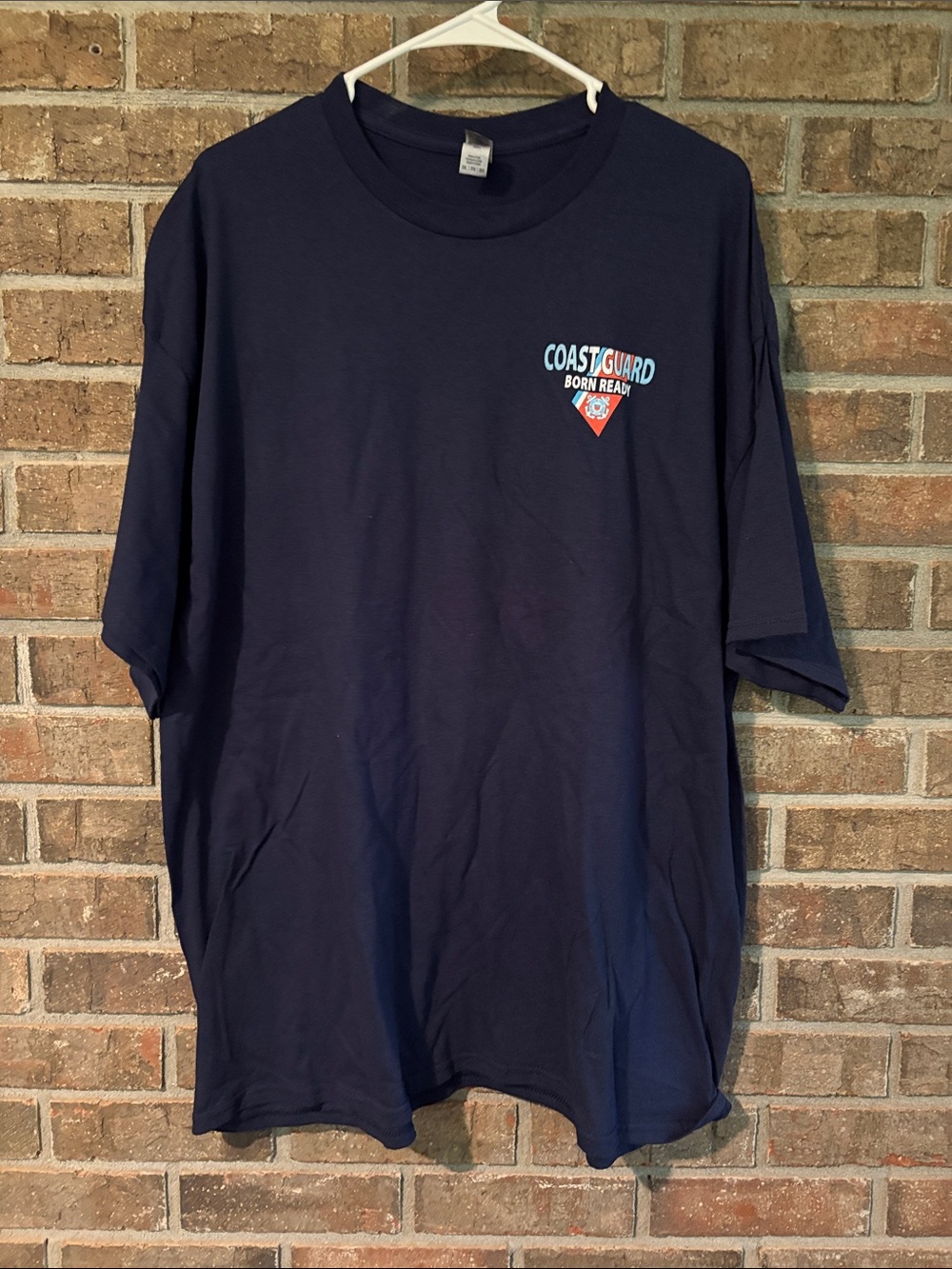 Gildan Navy Coast Guard 'Born Ready' Short-Sleeve Tee